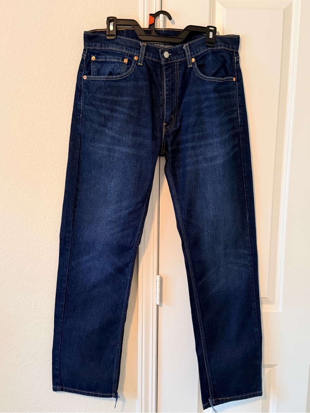 Levi's Men's Deep Indigo Straight Jeans 34x32